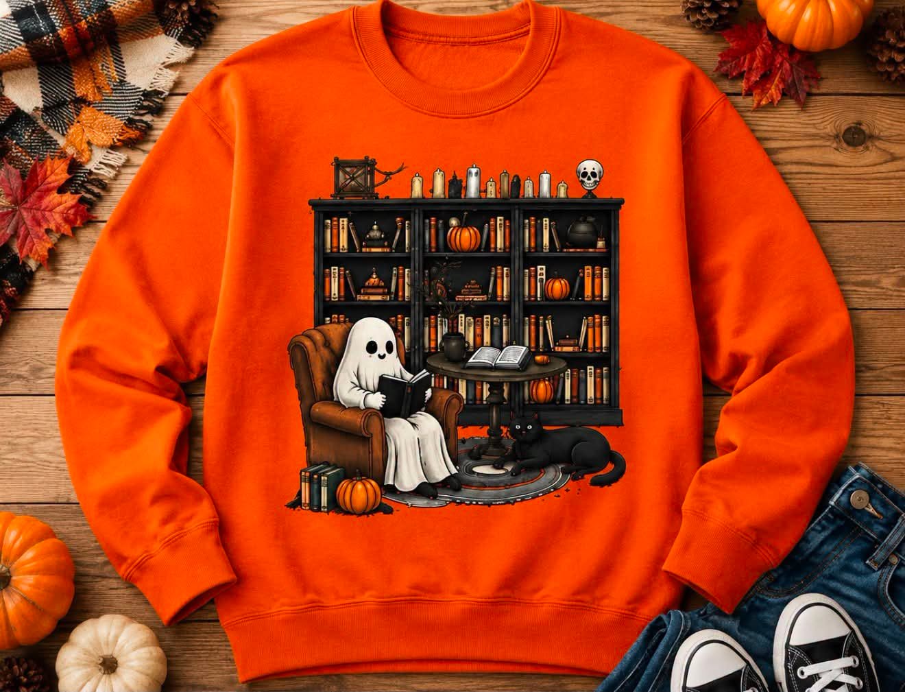 Booked for Fall Crewneck 🍂📚