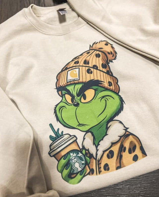 Grinch Starbucks Christmas Sweatshirt